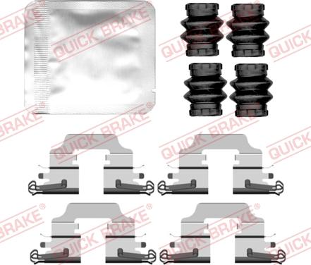 QUICK BRAKE 109-0158 - Kit d'accessoires, plaquette de frein à disque cwaw.fr