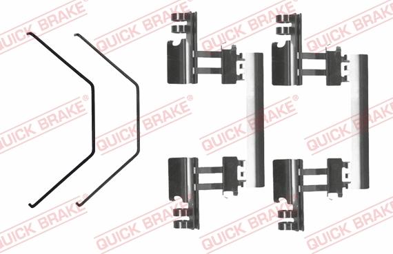 QUICK BRAKE 109-0170R-1 - Kit d'accessoires, plaquette de frein à disque cwaw.fr