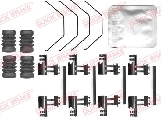 QUICK BRAKE 109-0170 - Kit d'accessoires, plaquette de frein à disque cwaw.fr