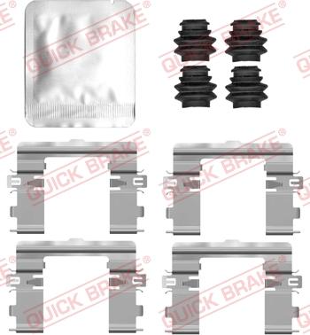 QUICK BRAKE 109-0178 - Kit d'accessoires, plaquette de frein à disque cwaw.fr