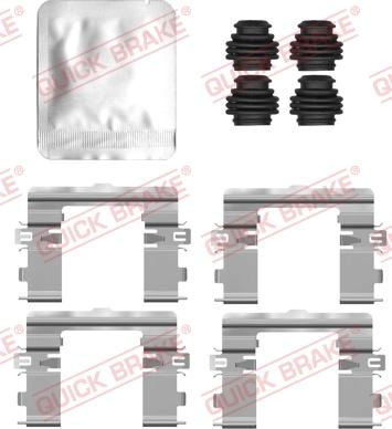 QUICK BRAKE 109-0177 - Kit d'accessoires, plaquette de frein à disque cwaw.fr