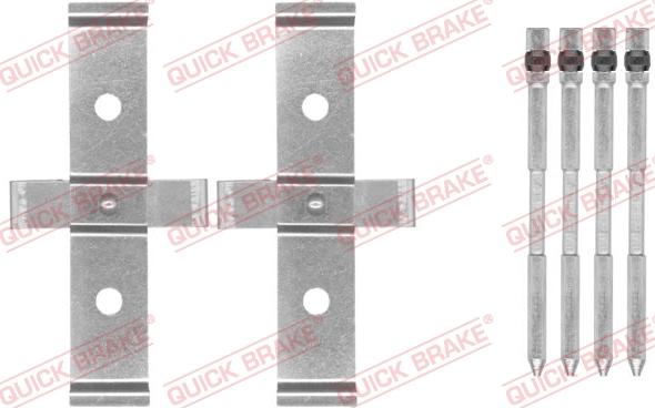 QUICK BRAKE 1091694 - Kit d'accessoires, plaquette de frein à disque cwaw.fr