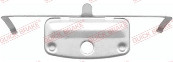 QUICK BRAKE 109-1644-1 - Kit d'accessoires, plaquette de frein à disque cwaw.fr