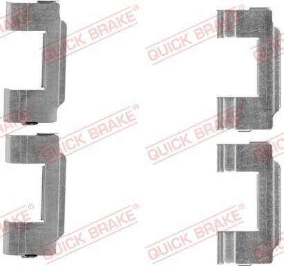 QUICK BRAKE 1091646 - Kit d'accessoires, plaquette de frein à disque cwaw.fr