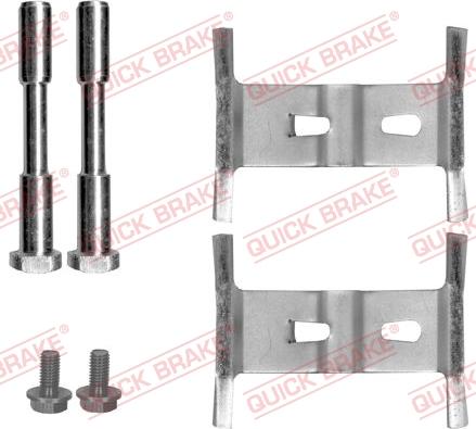 QUICK BRAKE 1091658 - Kit d'accessoires, plaquette de frein à disque cwaw.fr