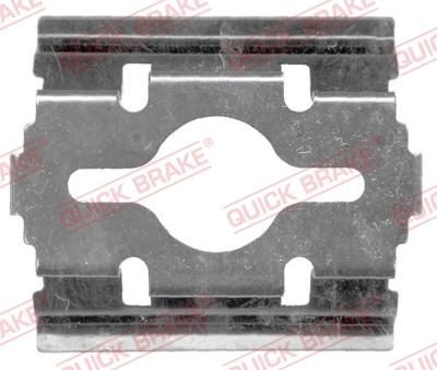 QUICK BRAKE 109-1657-1 - Kit d'accessoires, plaquette de frein à disque cwaw.fr