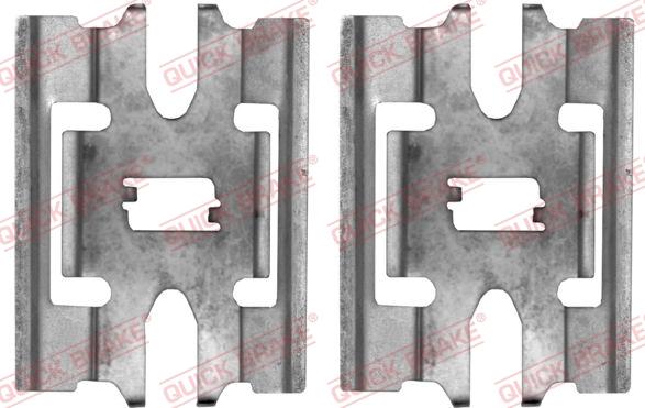 QUICK BRAKE 1091663 - Kit d'accessoires, plaquette de frein à disque cwaw.fr