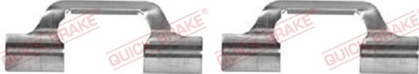 QUICK BRAKE 109-1685-1 - Kit d'accessoires, plaquette de frein à disque cwaw.fr