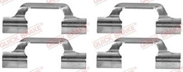 QUICK BRAKE 1091685 - Kit d'accessoires, plaquette de frein à disque cwaw.fr