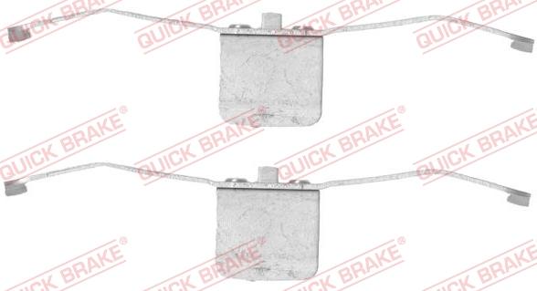 QUICK BRAKE 1091639 - Kit d'accessoires, plaquette de frein à disque cwaw.fr