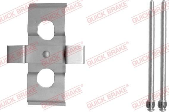 QUICK BRAKE 109-1635-1 - Kit d'accessoires, plaquette de frein à disque cwaw.fr