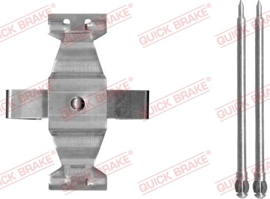 QUICK BRAKE 109-1636-1 - Kit d'accessoires, plaquette de frein à disque cwaw.fr