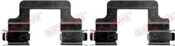 QUICK BRAKE 109-1679-1 - Kit d'accessoires, plaquette de frein à disque cwaw.fr