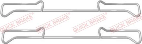 QUICK BRAKE 1091678 - Kit d'accessoires, plaquette de frein à disque cwaw.fr