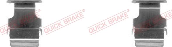 QUICK BRAKE 109-1673-1 - Kit d'accessoires, plaquette de frein à disque cwaw.fr