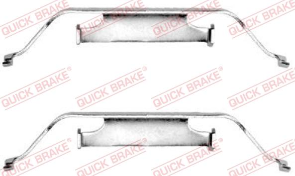 QUICK BRAKE 1091096 - Kit d'accessoires, plaquette de frein à disque cwaw.fr