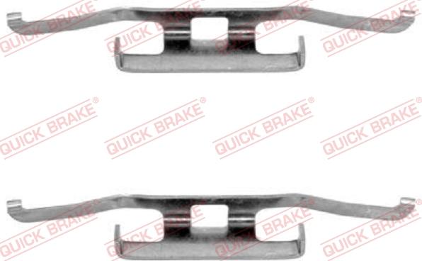 QUICK BRAKE 1091098 - Kit d'accessoires, plaquette de frein à disque cwaw.fr