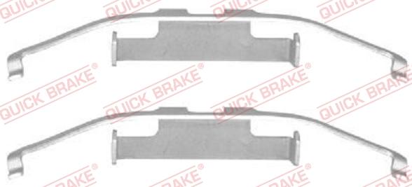 QUICK BRAKE 1091097 - Kit d'accessoires, plaquette de frein à disque cwaw.fr