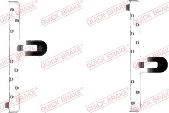 QUICK BRAKE 109-1048-1 - Kit d'accessoires, plaquette de frein à disque cwaw.fr