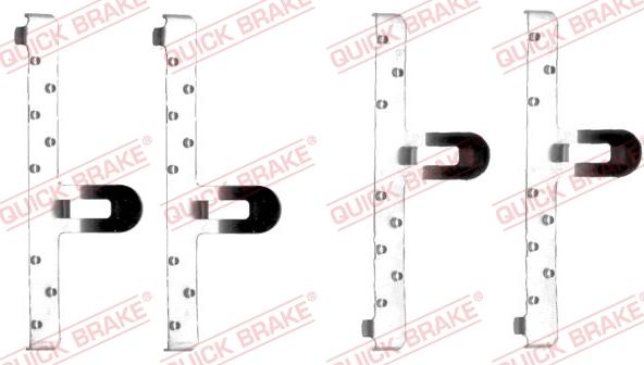 QUICK BRAKE 1091048 - Kit d'accessoires, plaquette de frein à disque cwaw.fr