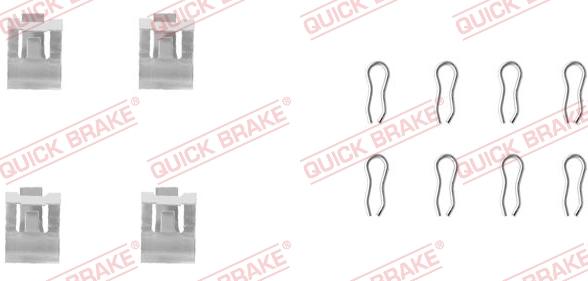 QUICK BRAKE 1091055 - Kit d'accessoires, plaquette de frein à disque cwaw.fr