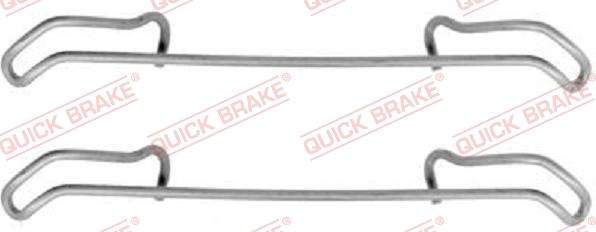 QUICK BRAKE 1091056 - Kit d'accessoires, plaquette de frein à disque cwaw.fr