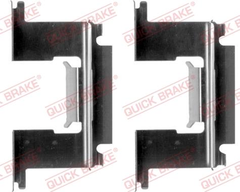 QUICK BRAKE 109-1064-1 - Kit d'accessoires, plaquette de frein à disque cwaw.fr