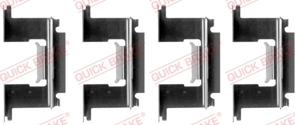 QUICK BRAKE 1091064 - Kit d'accessoires, plaquette de frein à disque cwaw.fr