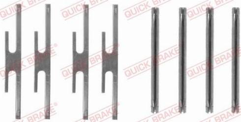 QUICK BRAKE 1091065 - Kit d'accessoires, plaquette de frein à disque cwaw.fr