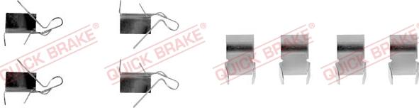 QUICK BRAKE 1091060 - Kit d'accessoires, plaquette de frein à disque cwaw.fr