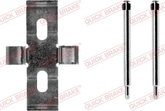 QUICK BRAKE 109-1009-1 - Kit d'accessoires, plaquette de frein à disque cwaw.fr