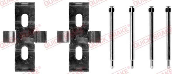 QUICK BRAKE 1091007 - Kit d'accessoires, plaquette de frein à disque cwaw.fr