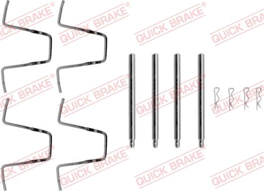 QUICK BRAKE 1091010 - Kit d'accessoires, plaquette de frein à disque cwaw.fr