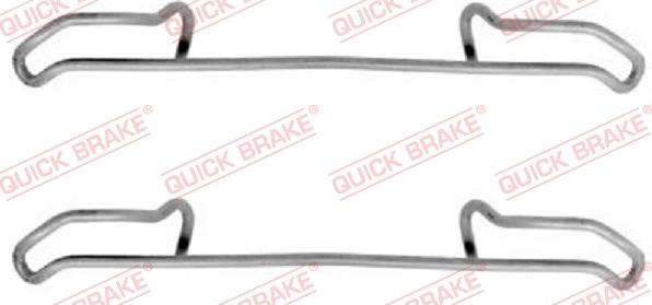 QUICK BRAKE 1091085 - Kit d'accessoires, plaquette de frein à disque cwaw.fr