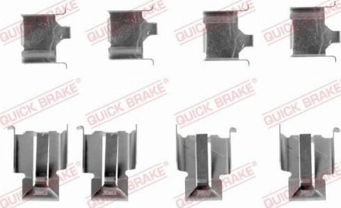 QUICK BRAKE 109-1086 - Kit d'accessoires, plaquette de frein à disque cwaw.fr