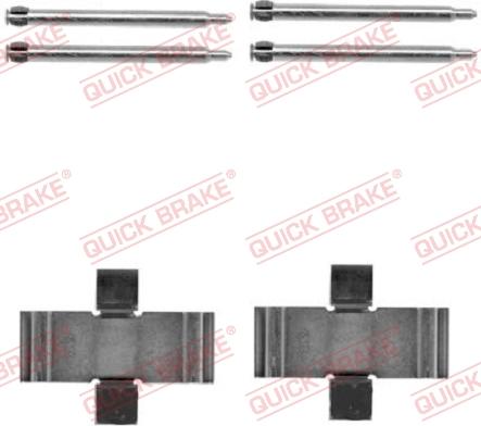 QUICK BRAKE 109-1039 - Kit d'accessoires, plaquette de frein à disque cwaw.fr