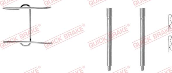 QUICK BRAKE 109-1149-1 - Kit d'accessoires, plaquette de frein à disque cwaw.fr