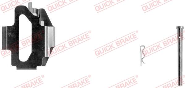 QUICK BRAKE 109-1141-1L - Kit d'accessoires, plaquette de frein à disque cwaw.fr