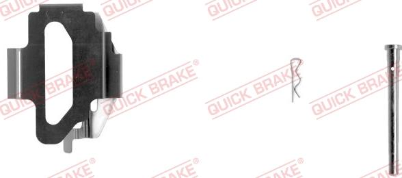 QUICK BRAKE 109-1141-1R - Kit d'accessoires, plaquette de frein à disque cwaw.fr