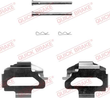 QUICK BRAKE 1091141 - Kit d'accessoires, plaquette de frein à disque cwaw.fr