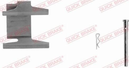 QUICK BRAKE 109-1142-1L - Kit d'accessoires, plaquette de frein à disque cwaw.fr