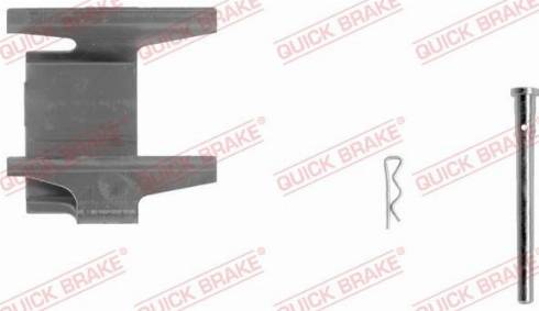 QUICK BRAKE 109-1142-1R - Kit d'accessoires, plaquette de frein à disque cwaw.fr