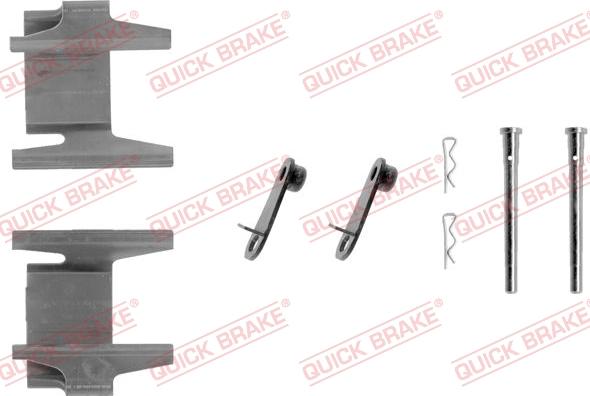 QUICK BRAKE 1091142 - Kit d'accessoires, plaquette de frein à disque cwaw.fr