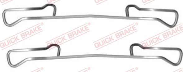 QUICK BRAKE 1091150 - Kit d'accessoires, plaquette de frein à disque cwaw.fr