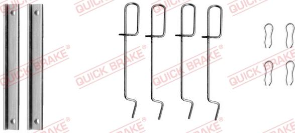 QUICK BRAKE 1091151 - Kit d'accessoires, plaquette de frein à disque cwaw.fr