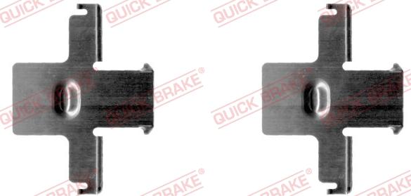 QUICK BRAKE 109-1157-1 - Kit d'accessoires, plaquette de frein à disque cwaw.fr