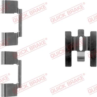 QUICK BRAKE 109-1160-1 - Kit d'accessoires, plaquette de frein à disque cwaw.fr