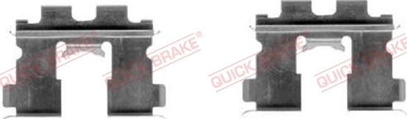 QUICK BRAKE 109-1163-1 - Kit d'accessoires, plaquette de frein à disque cwaw.fr