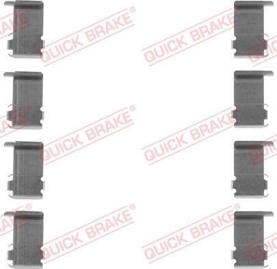 QUICK BRAKE 1091162 - Kit d'accessoires, plaquette de frein à disque cwaw.fr