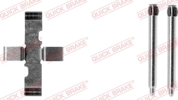 QUICK BRAKE 109-1101-1 - Kit d'accessoires, plaquette de frein à disque cwaw.fr